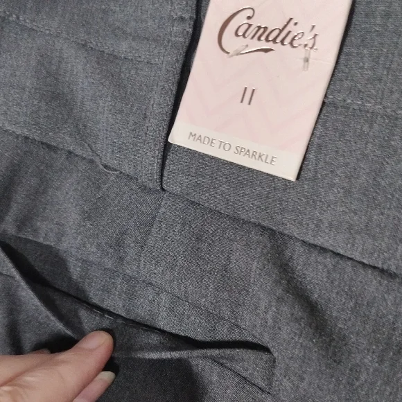 Candie's Gray Dress Pants Size 11 BRAND NEW With Tags - Picture 12 of 16